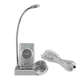 TW102 window intercom two-way one key mute bank counter cable length 8 meters European standard