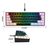 Ergonomic Wired Comfortable Feel Control The Computer Reliable Desktop Game Backlit nical Keyboard