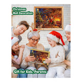 Santa Claus With Tree 1000 Piece Christmas Jigsaw Puzzles Family Funny Decompression Games Durable