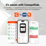 COOSPO CS500 Bike Computer GPS Route Navigation Cycg Odometer Wireless Cycle Stopwatch ANT+ Bluetooth5.0 Bicycle Speedometer
