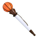 Smooth Writing Novelty Sports Ballpoint Pen Set Basketball Football Tennis for Students