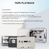 TONIVENT Converter Cassette To Card U Disk Tape Recorder to MP3 Portable Music Player