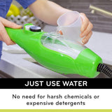 X5 Handheld Steam For Cleaning Hardwood and Kitchen Tile ors, Grout Cleaner, Upholstery Cleaner