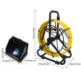 HD 5inch TFT LCD Monitor Sewer Camera 18mm Pipe Sewer Inspection Camera 1080P HD Waterproof IP68 Duct Pipe Inspection Camera