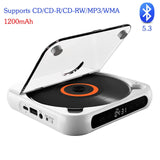 Portable CD Bluetooth-compatible Hifi Speaker Touch Control HIFI Walkman Disc 3.5mm Jack USB Stereo Music Player