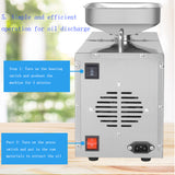 110V/220V Automatic Commercial Rapeseed Peanut 610W STB-508 Hot And Cold Small Stainless Steel Oil Press