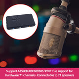 7.1 External Stereo 2.0 Sound Card Cmi6206 Chipset Audio Device Spec1.0 And Usb Hid Class Spec