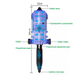 Proportional Water Power Dosing Fertilizer Dispenser Injector Proportioning Pump Rain Collector Liquid Doser Car P2502