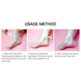 100PCS Transprent Disposable Bags Prevent Infection Remove Chapped Foot Hand Care SPA Wax Covers Bath Gloves Socks