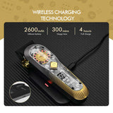 2024 New WMARK NG-134 Wireless Charging Clipper Professional TrimmersType-C Interface Hair Cutter with Base