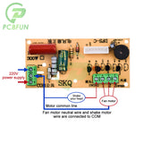 AC110-220V Air conditioning electric universal remote control / cold fan motherboard circuit board