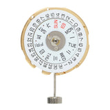 Automatic Watch Gold /White Date Day Wheel Wristwatch Replacement for Seiko NH36 Movement
