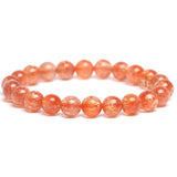 Golden Strawberry Crystal Bracelet Golden Sun Stone