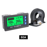 DC9-100V 100A 200A 300A 400A Lifepo4 Lead-acid Li-ion Lithium Capacity Power Battery Monitor Hall Coulomb Meter 12V 24V 36V 48V