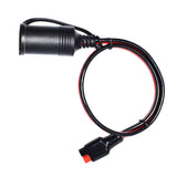 12V Female Cigarette Lighter 12AWG 30A Heavy Duty Cable with Anderson Powerpole For Device Transfer/Connection 0.5m