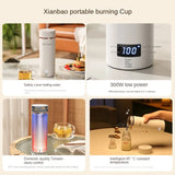 Portable Electric Kettles Tea Coffee Kettle Travel Boil Water Stewable Keep Warm Smart Temperature Control