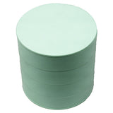 Jewelry Rotating Multi-Layer Flannel Dust-Proof Earrings Necklace Ring Storage Box