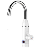 Stainless Steel Electric Heater Temperature Display Kitchen Tankless Instant Hot Water Faucet 3300W