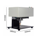 Laser Pneumatic Electric Marking Metal Nameplate Engraving hine Stainless Steel Parts Desktop Small 190X120 Mm