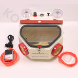 Lab Sandblaster Blaster Twin-pen Unit Electric Sand Blasting hine Dental Orthodontic Sandblasting hin