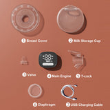 Wearable Portable Electric Breast Pump for Breastfeeding Hands Free Low Noise 180ml Storage Capacity with LED Screen