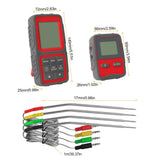 Advanced Smart Digital Food Thermometer - Wireless Dual Probes for Meat with APP Control & Timing Alarm