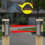 NEW Solar Wireless Driveway Alarm System 400M Long Transmission 190 Feet Wide Sensor Range Waterproof No Need Replace