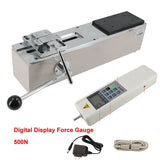 500N Digital Pointer Push Pull Force Gauge Manual Horizontal Harness Terminal Tension Tester Inspection hine Test Stroke 50mm