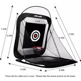 Golf Chipping Net Golccessories for Swing Practice Backyard Driving Range