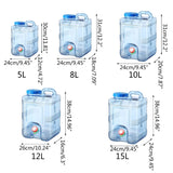 Camping Water   Plastic Water Container Outdoor Water Bucket Easy Use NEW