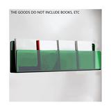 40cm Long Acrylic Wall Mounted Catalog Document Brochure Rack for Office Coffee Shop Display