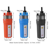 DC24V Solar Submersible Water Pump 230ft Lift 6.5L Deep Well Water Pump for Irrigation Pond
