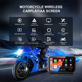 7 Inch Navigator 1000Nit Ips Toucreen Phone Motorcycle Navigation Support Wireless Carplay Android Auto Bluetooth