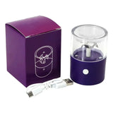 CRUSHER Mini Electric Tobacco Grinder Portable USB Charging High Speed Rotating Blade Dry Herb Grinders for Smoking Accessories