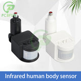 LED-Motion 24V Automatic PIR Infrared Detector 180 Degree Rotating Outdoor Timer Switch Motion Sensor