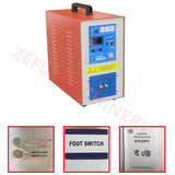 15KW Smelting High Frequency Induction Heating hine Quenching And Annealing Metal Heat Treatment Equipment 220V