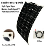 110V/220V System 300W Panel+150A Solar Charge Controller 4000W 6000W 8000W Inverter Emergency Power Generation Kit