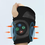 1pc Wrist Compression Air Massager Multifunctional Heating Pain Vibration Brace Electric And Hand Relief