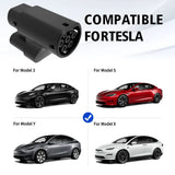 CCS2 to Type2 Tesla Adapter Convertor CCS Combo 2 EV Charging DC Adaptor Compatible with Model S/X Electric Car Vehicle