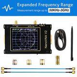 3.2 Inch NanoVNA V2 Vector Network S-A-A-2 Nano VNA Tester 50kHz-3GHz MF HF VHF UHF USB Logic Antenna Analyzer Meter