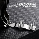 CLA-23KW1 Portable Humidor Box with 4 PCS Humidifier Pack for Travel Smoking Set - Cigar