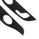Car Decorative Panel Kit Dry Carbon Fiber Replacement for BENZ C205 C63 Coupe LHD 2019 2020 2021 Inner Door Cover Trim