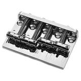 4 String Hardtail Bridge for Precision Jazz Bass JB Style Bass, Chrome