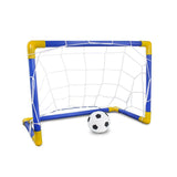 DIY Soccer Net Mini Outdoor Indoor Gate Goal Sports Football Frame Toy Kids Size Practice + Ice Hockey Set