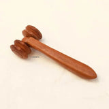 Mahogany rosewood wenge fragrant wood hand push waist neck back acupoint massage roller home massager