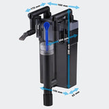 Fish tank wall filter bucket small oil removal membrane external mounted water purification filtration