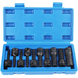 8/10PCS Set Car Repair Removal Tools Wrench Bar Hexagonal Socket Inside The Wind Cannon Universal Automotive Accessories