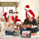 Andoer 10.1 Inch Digital Photo Frame IPS Screen Desktop Electronic Album with Remote Control Photo/ Video/ Music/ Clock Function