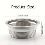 1pc Lavazza Capsule Cup Press Powder Hammer Aluminum Film Set Compatible With Lavazza