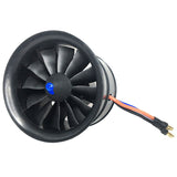 EDF 70Mm 2300KV 6S 12 Blades Fan Propeller With Brushless Motor For RC JET Airplane Drone Model Spare Parts